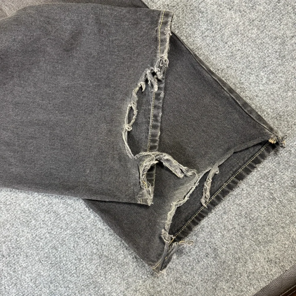 Pacsun Extreme Baggy Jeans Mens 28x30 Black Heel Drag Rigid Non Stretch Skater